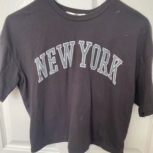 New York Cropped Shirt